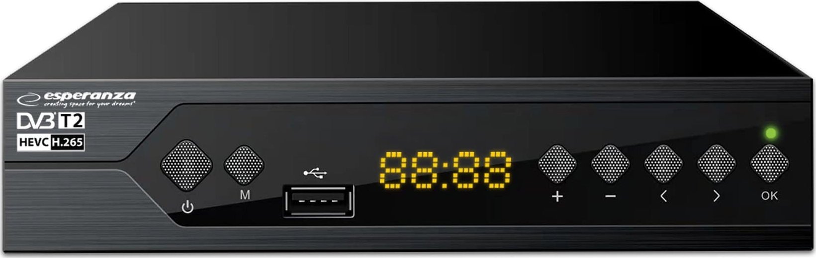 Esperanza EV107R set-top box Kabel Černá