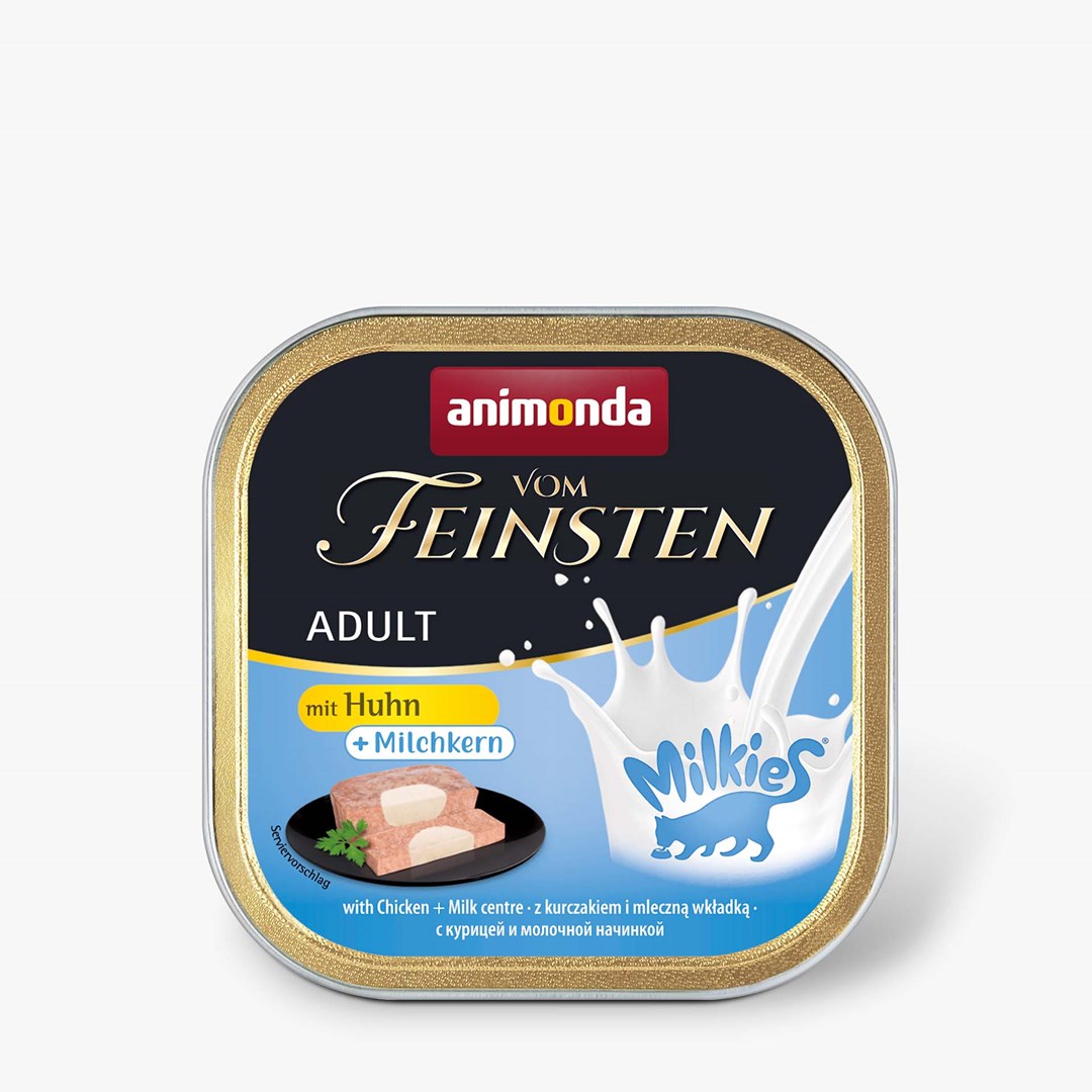ANIMONDA Vom Feinsten Adult Milkies s kuřecím a mléčnou náplní - mokré krmivo pro kočky - 100g
