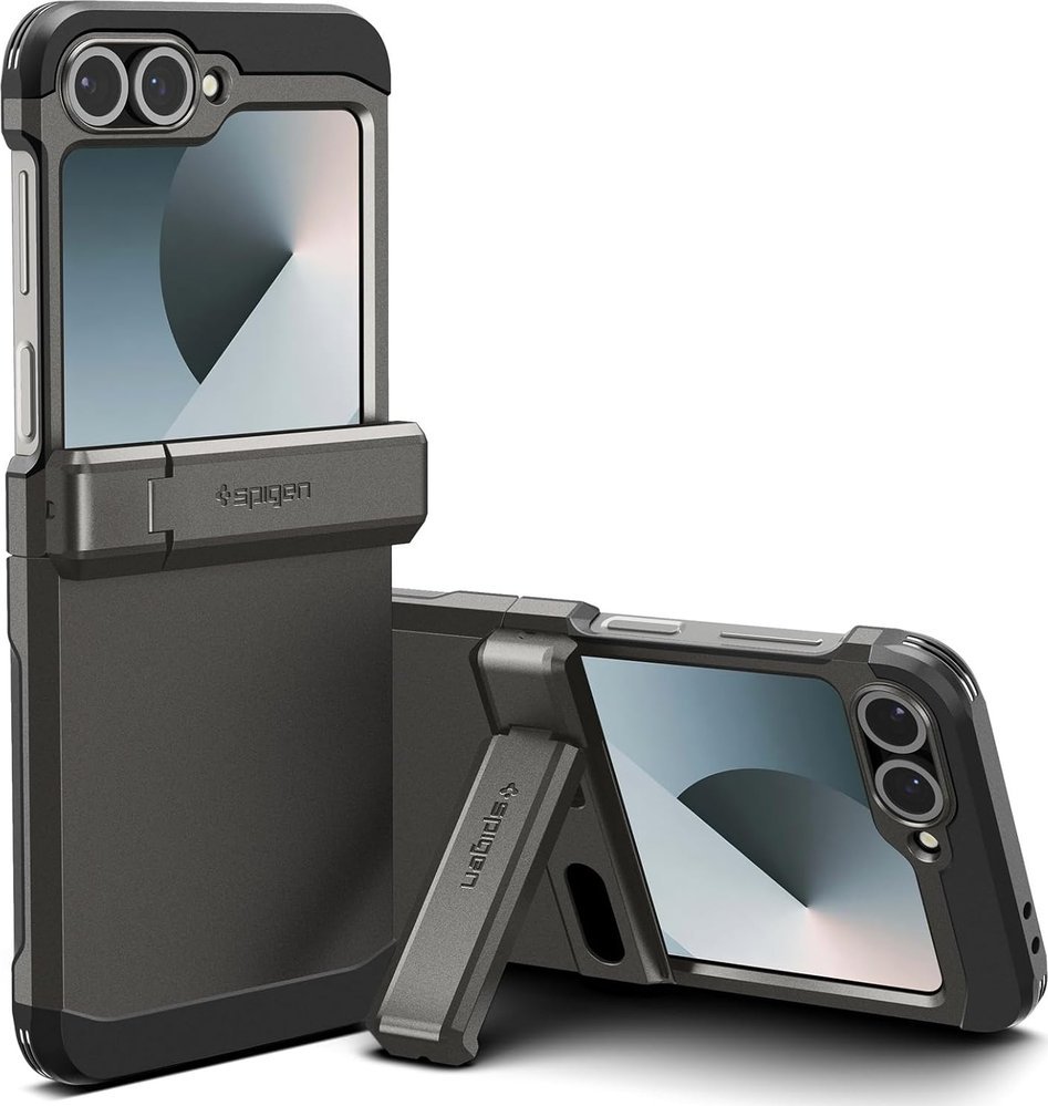 Spigen Tough Armor Pro, stříbrná - Samsung Galaxy Z Flip6