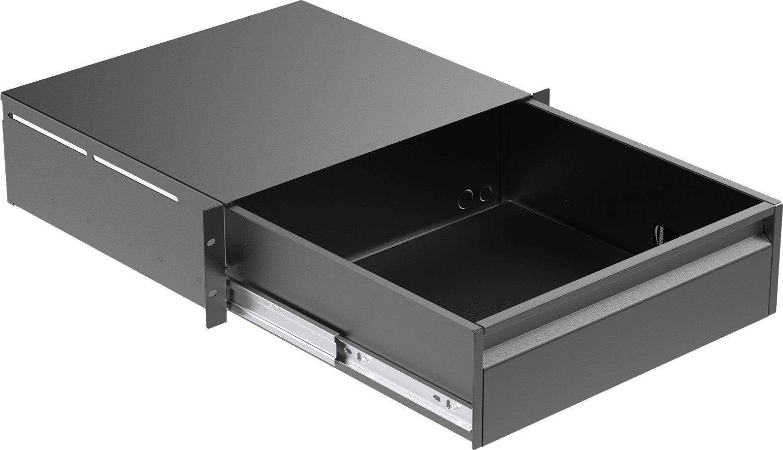 Caymon  RD320/B Zásuvka pro 19 3U rackové skříně, černá verze