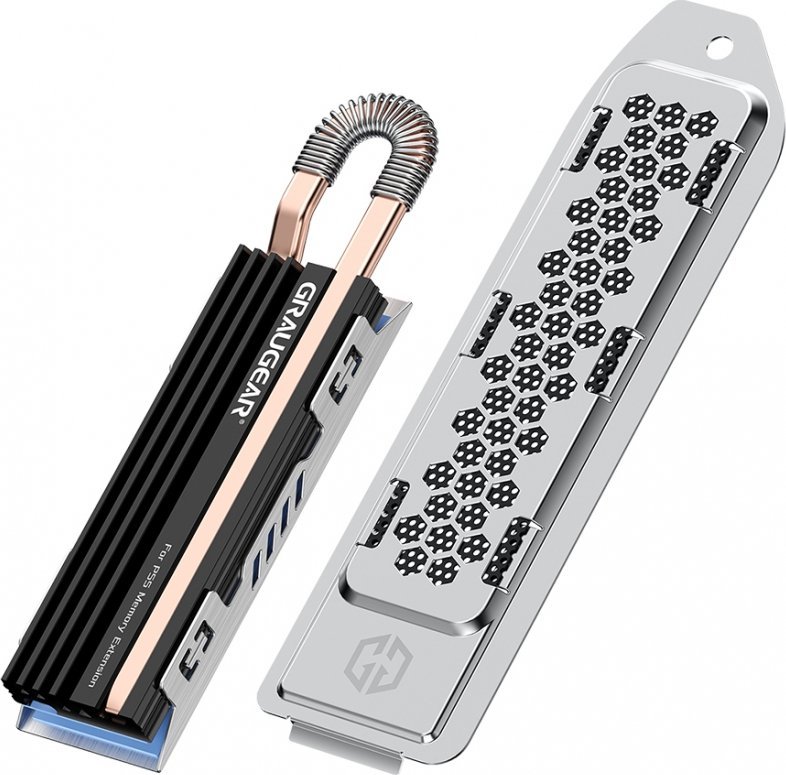 Chladič Graugear Heat Pipe pro rozšíření úložiště PS5 pro SSD M.2 NVMe 2280