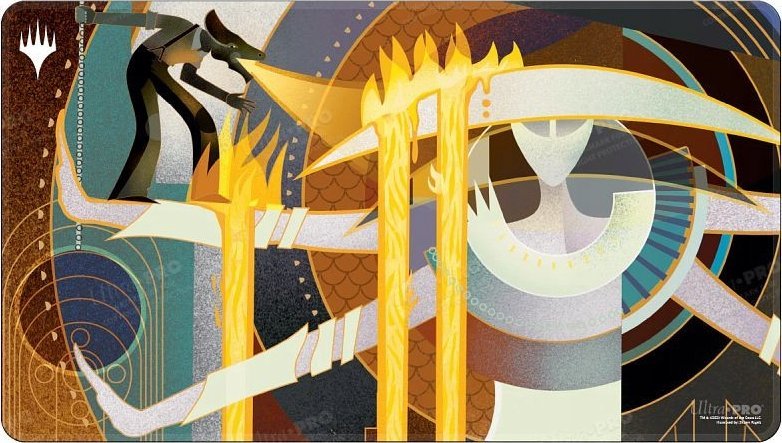 Ultra-Pro Ultra Pro: Magic The Gathering - March of the Machine - Herní podložka White Stitch - Verze 2
