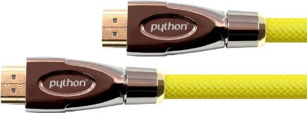 PYTHON  HDMI« 2.0 kabel AKTIV 4K2K Nylongeflecht gelb kabel 30m