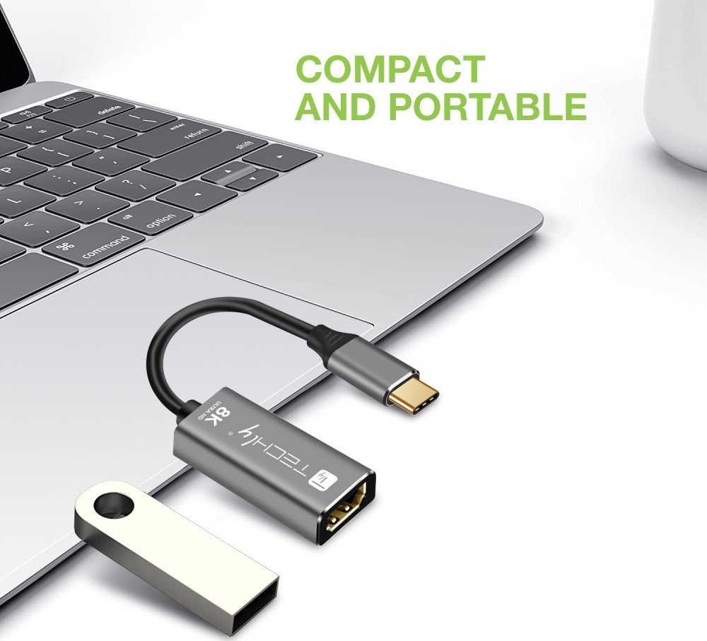 Techly USB adaptér Techly USB-C auf HDMI 2.1 Adaptér 0,15 m