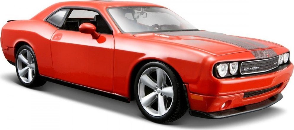Maisto Dodge Challenger SRT8 2008 oranžový kompozitní model v měřítku 1:24
