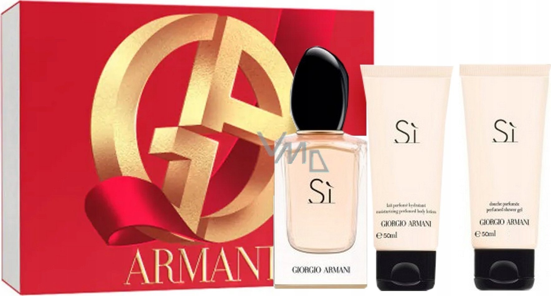 ARMANI SET (SI (W) EDP/S 50ML + TĚLOVÉ MLÉKO 50ML + SPRCHOVÝ GEL 50ML)