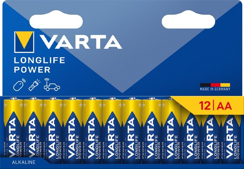 Varta Varta Baterie LONGLIFE Power AA NEU 12St.