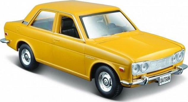 Maisto Datsun 510 1/24 žlutý kompozitní model