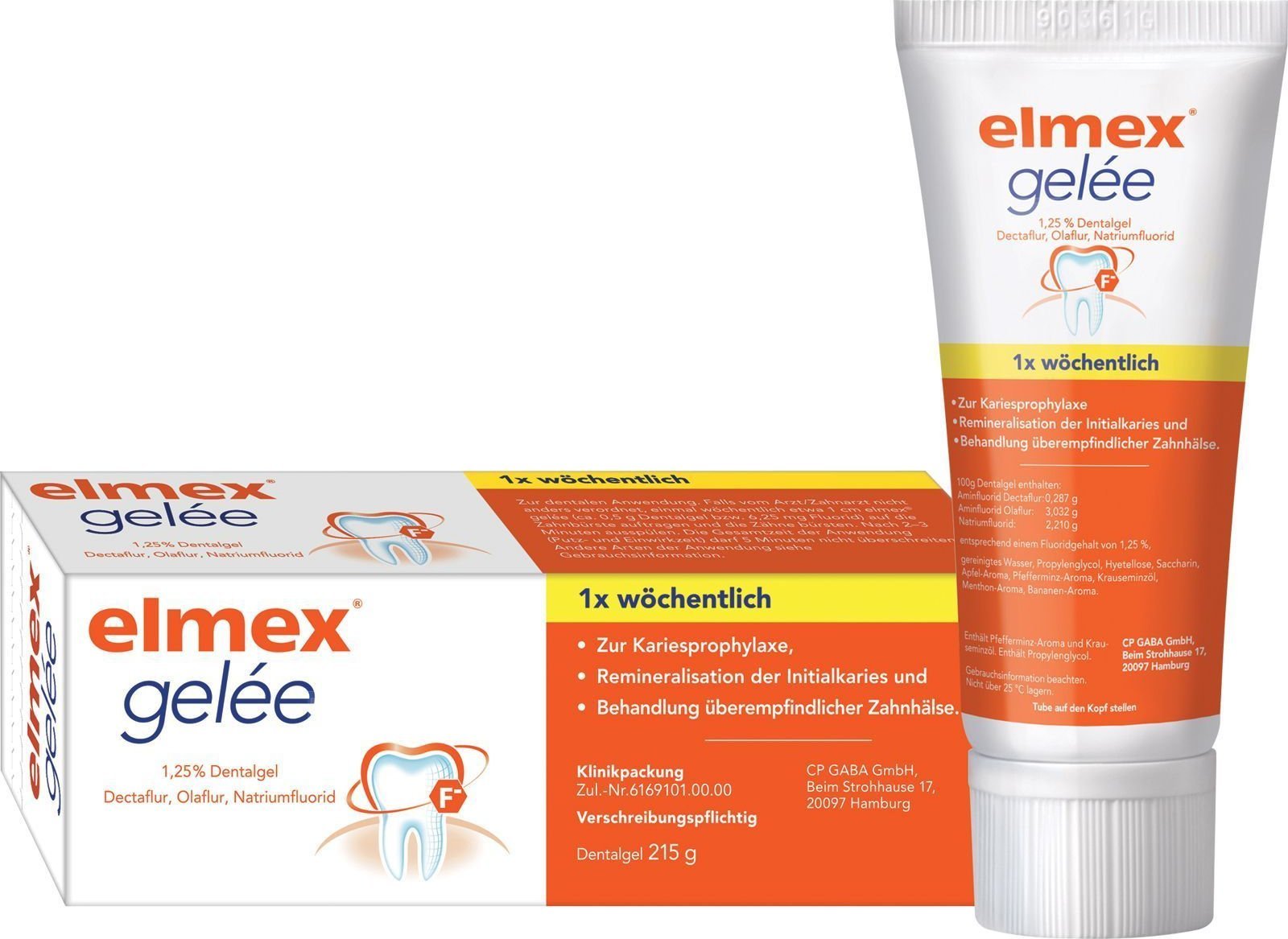 Elmex Fluoridační gel 215 g