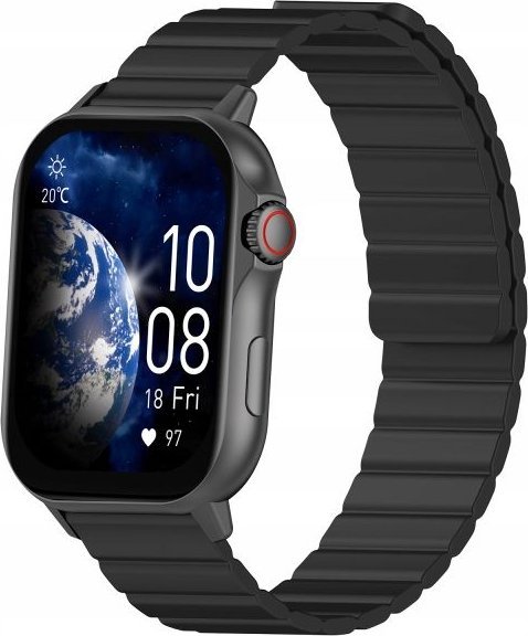 SMARTWATCH Hodinky Vodotěsné SMART WATCH IP68 AMOLED 2.04 PROOVE HUMBLE / Černá
