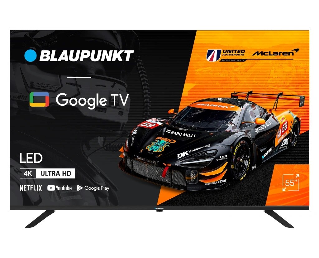 Televizor Blaupunkt 55UGC5500S 55  4K Ultra HD DLED Google TV Wi-Fi Bluetooth Černá