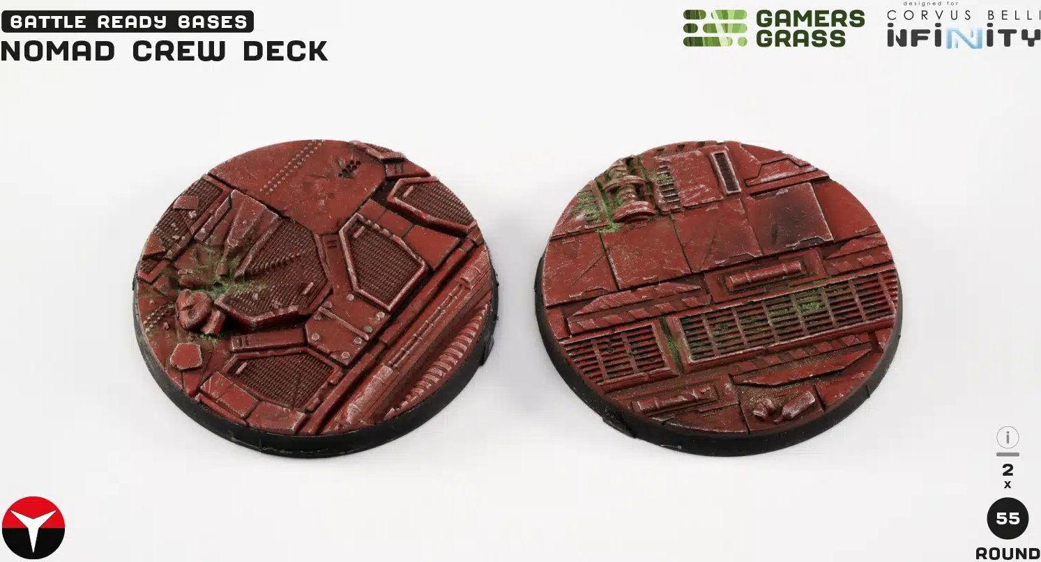 Gamers Grass Karetní hra Infinity - Nomad Crew Deck - kulatý 55mm (2x)