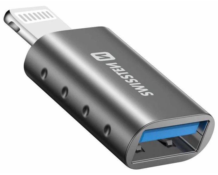 Swissten otg adapter lightning(m)/usb-a(f)