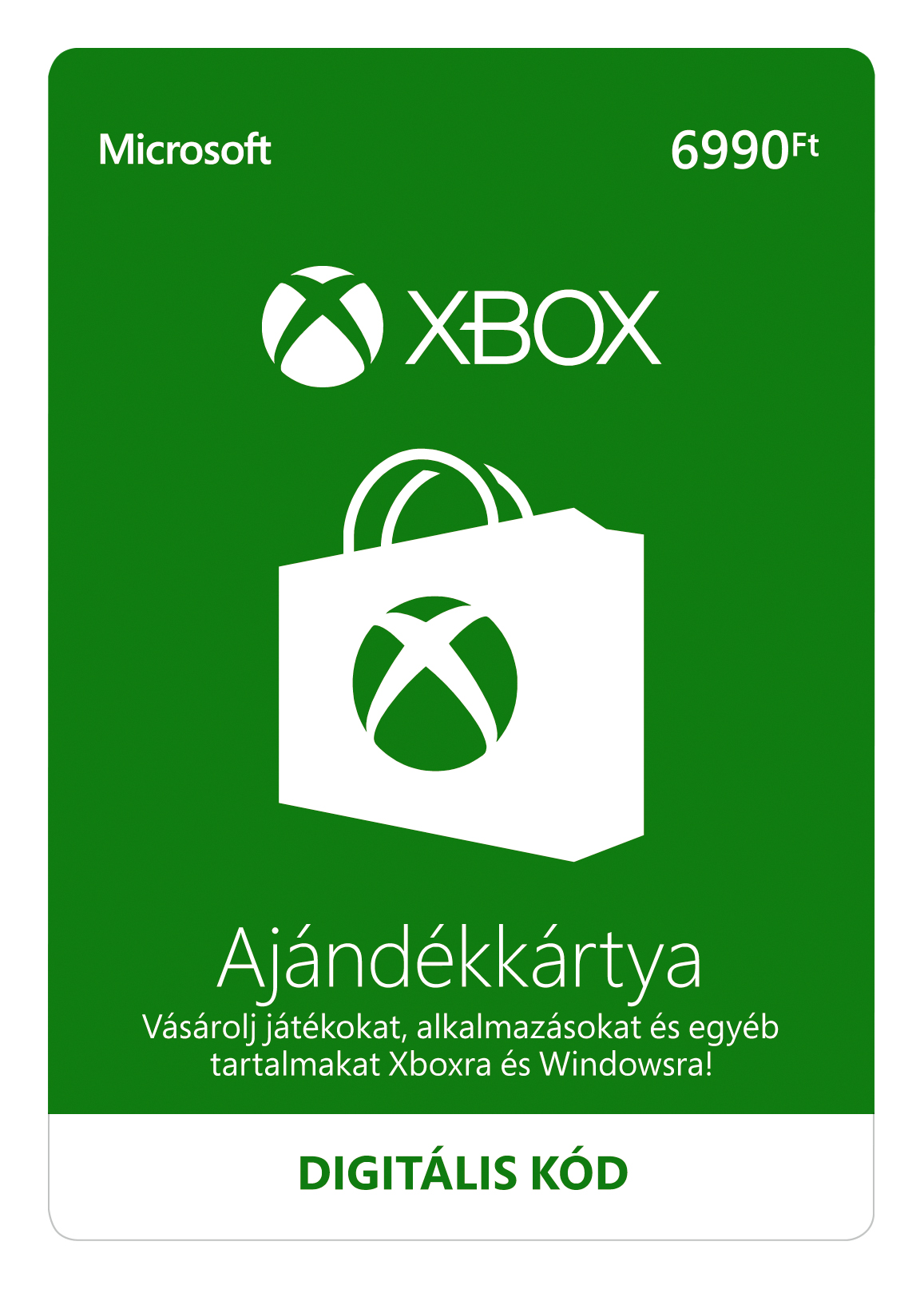 ESD XBOX - Dárková karta Xbox 6990 HUF