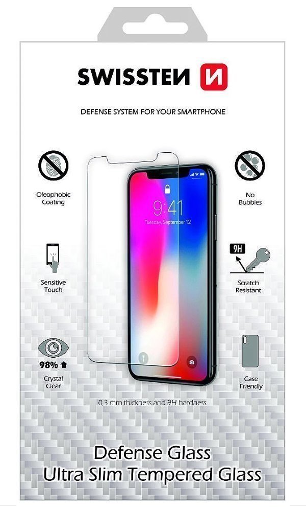Swissten ochranné temperované sklo pro apple iphone 16 pro