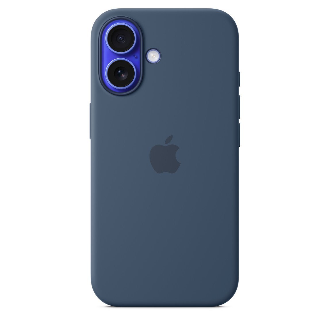 iPhone 16 Silicone Case with MS - Denim