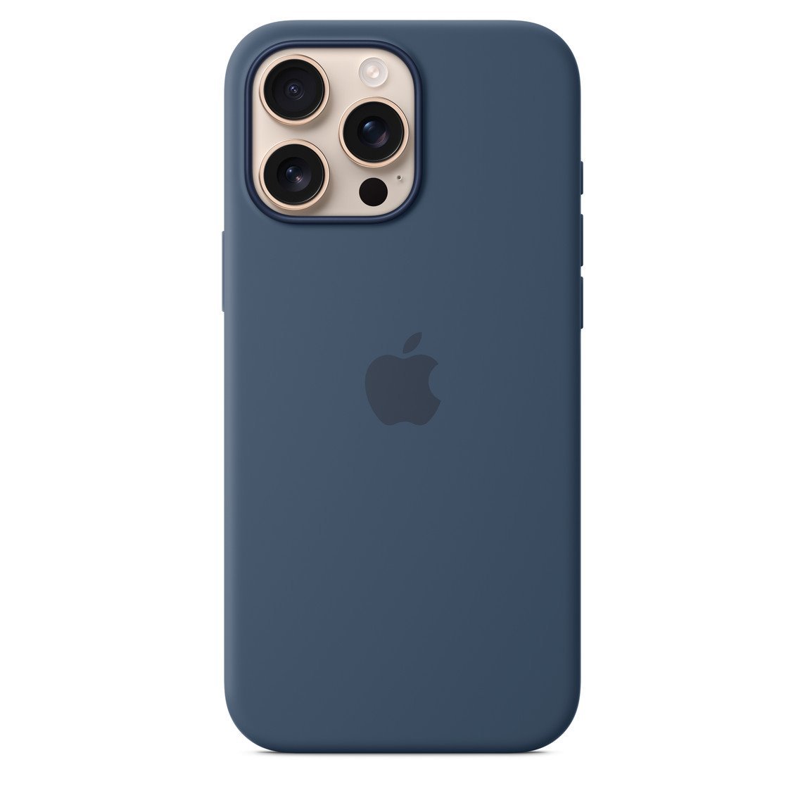 iPhone 16 Pro Max Silicone Case with MS - Denim