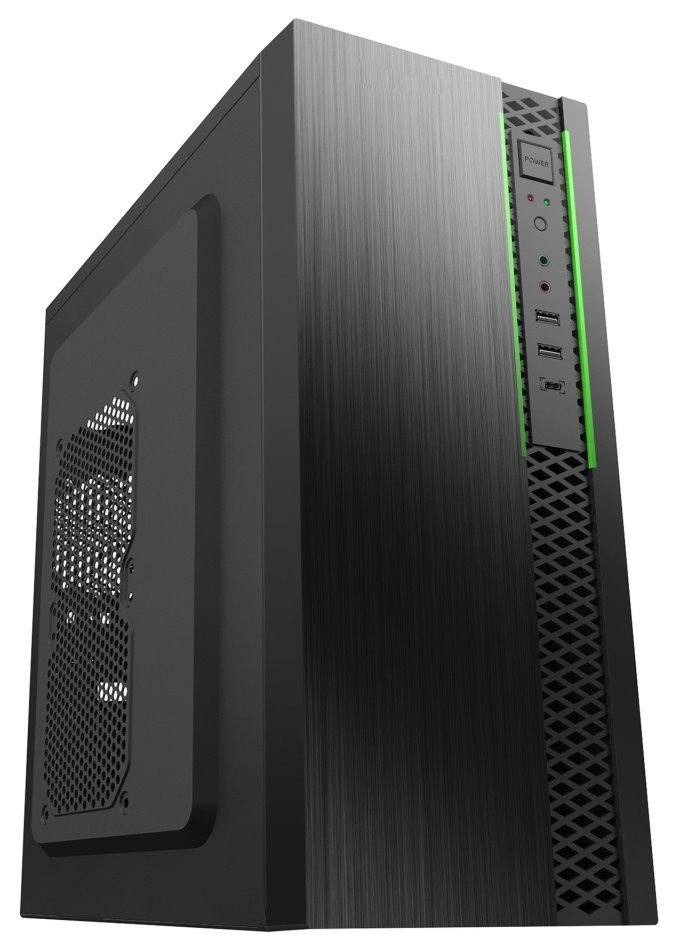 EUROCASE MidT ML N6-550B / bez zdroje / 2x USB 3.0  / USB-C / černá