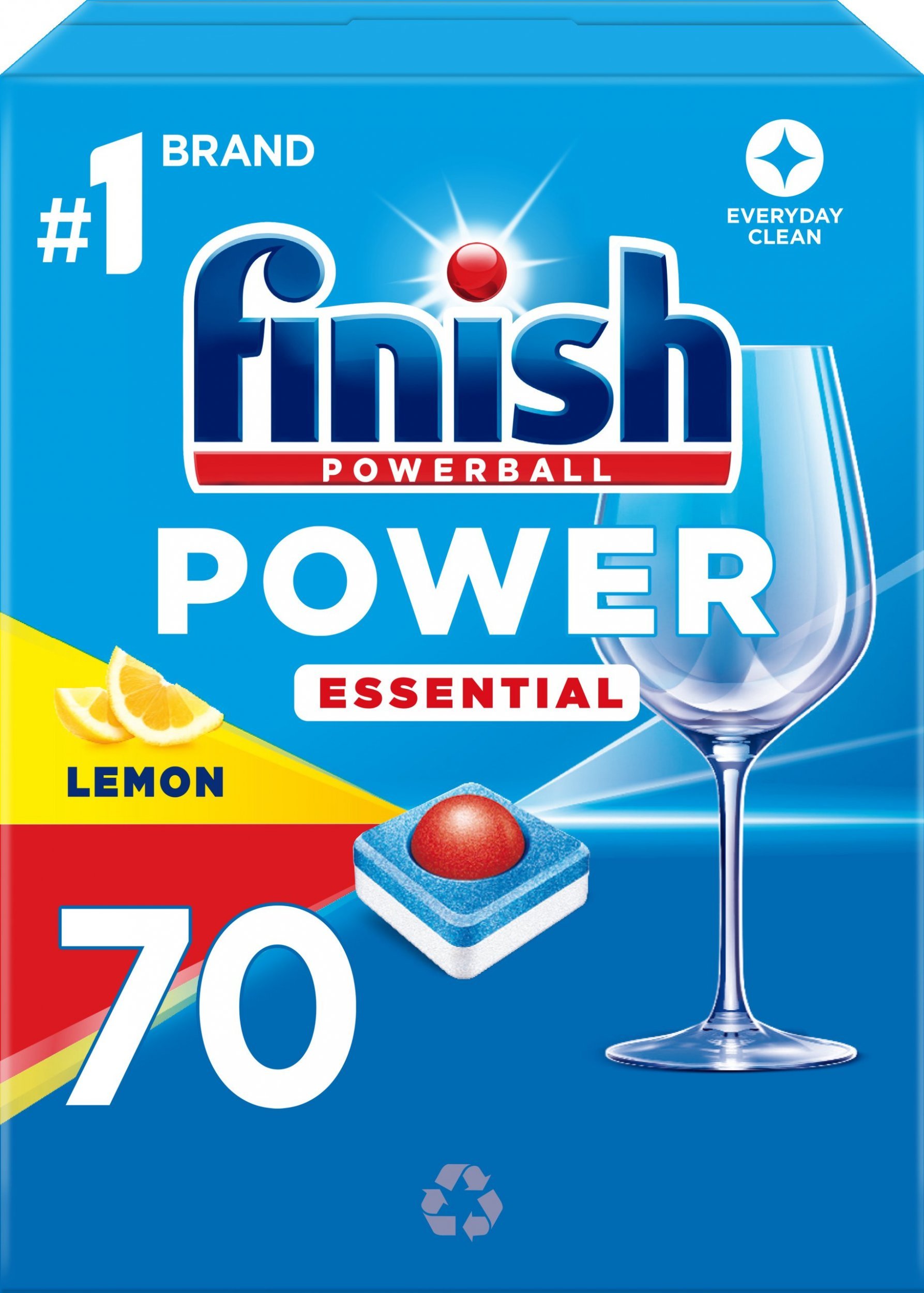 Chemia Chemikálie Tablety do myčky Power Essential Lemon 70 ks.