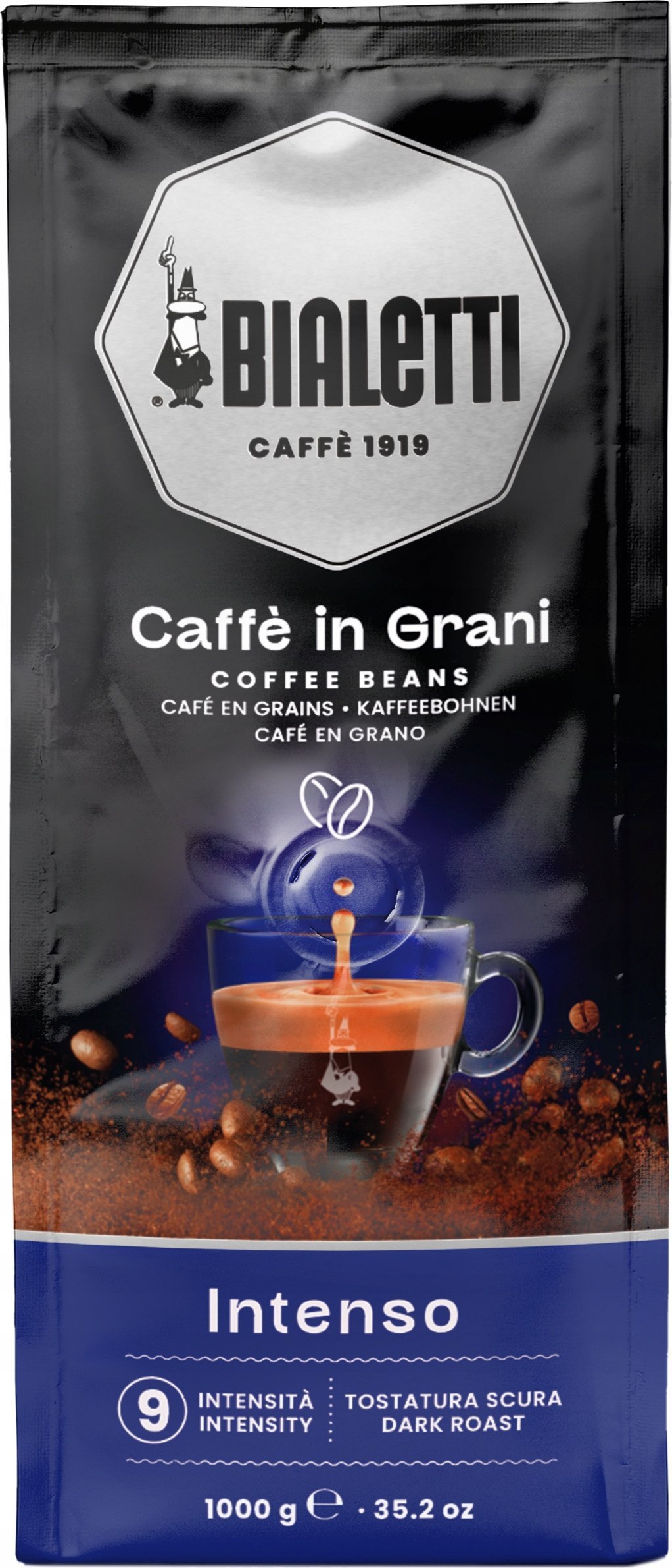 Bialetti Esperto Grani Intenso Espresso zrnková káva 1 kg