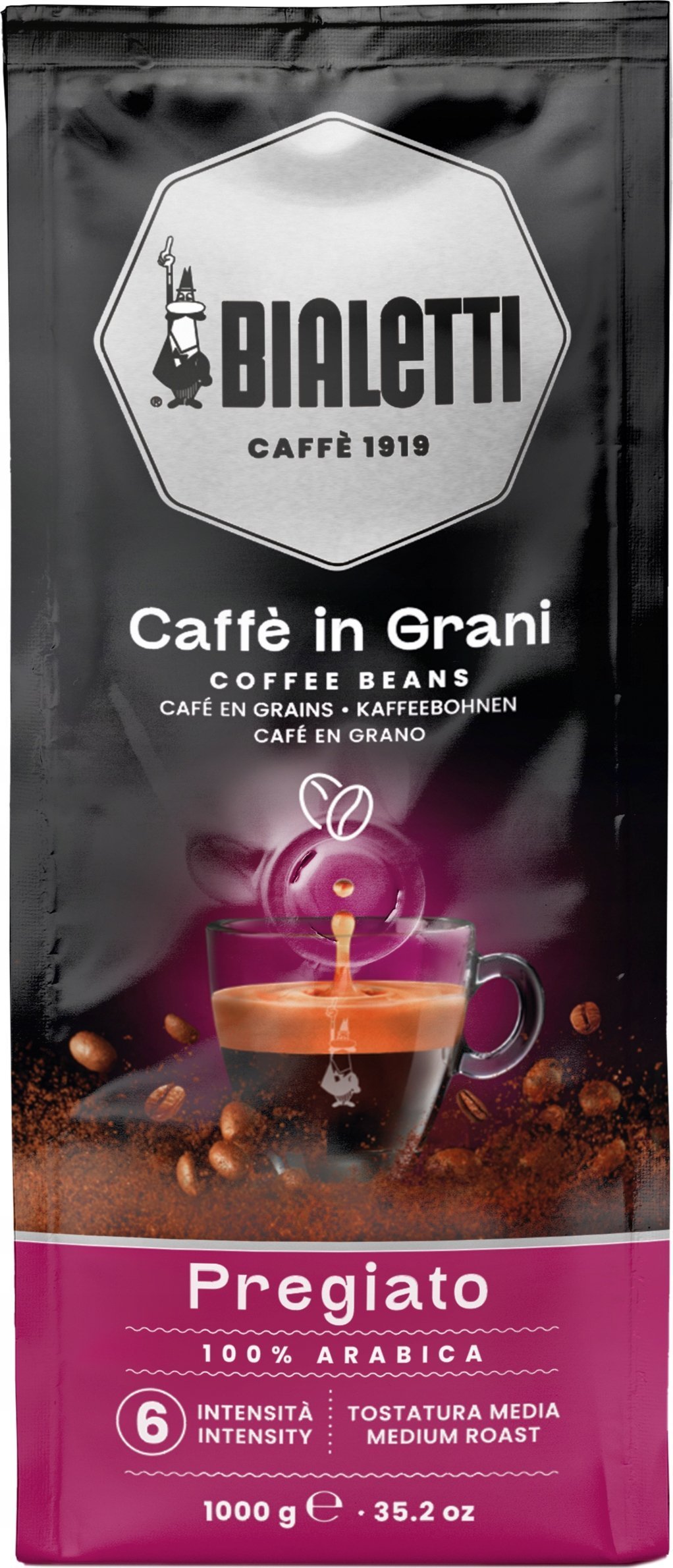 Bialetti Esperto Grani Pregiato Espresso zrnková káva 1 kg