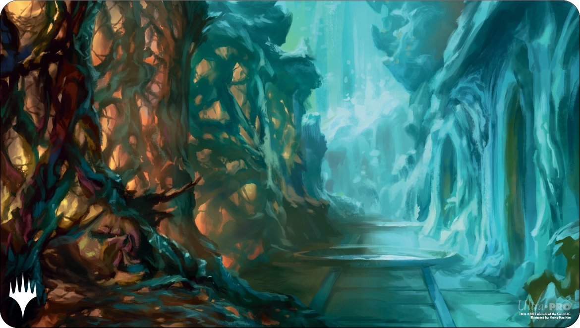 Ultra Pro: Magic the Gathering - Ravnica Remastered - Hracia podložka - Simic Combine Breeding Pool