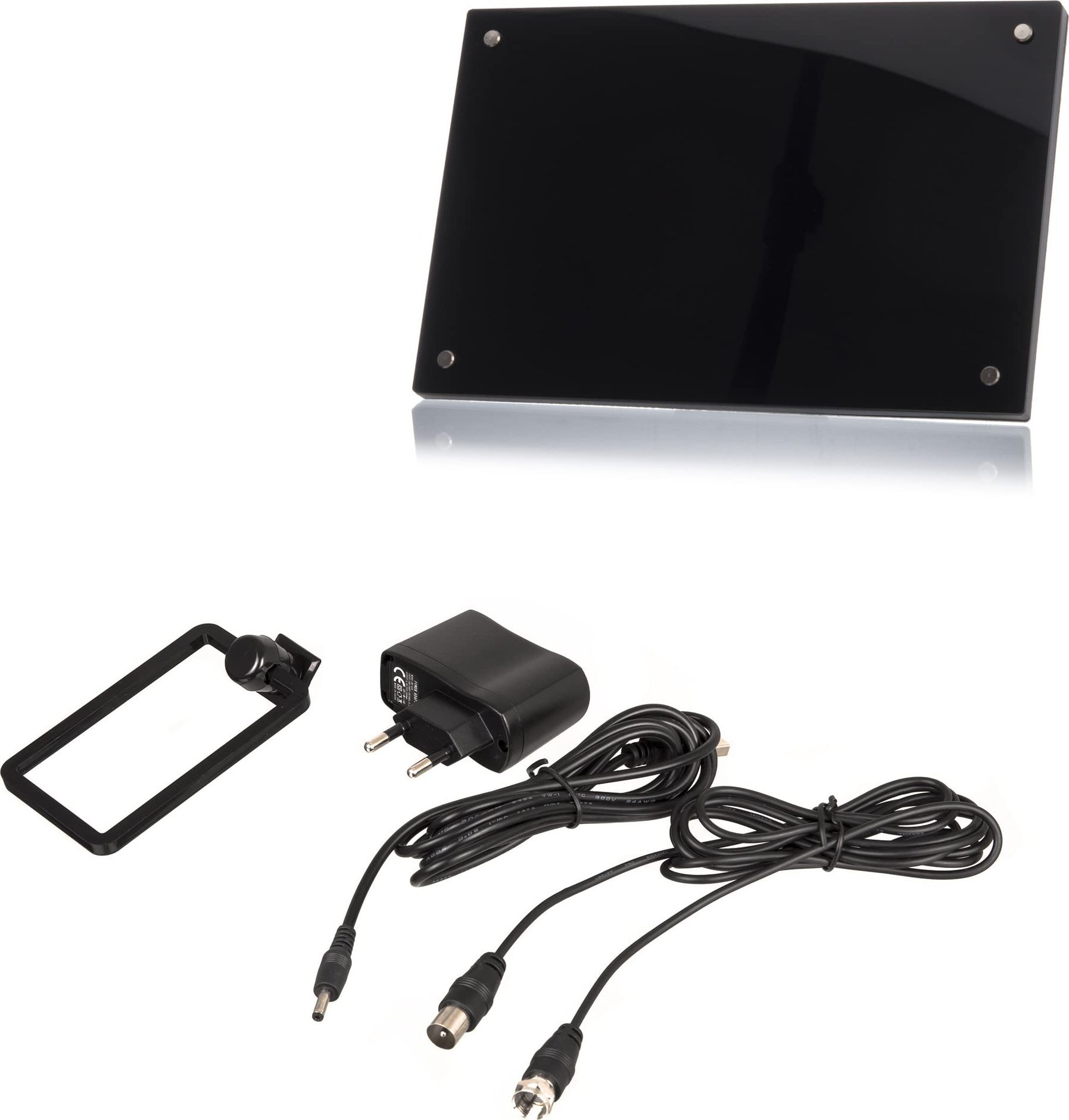 RTV anténa Xoro Indoor Antenne XORO HAN 300 DVBT/T2 4dBi/20dB, Schwarz