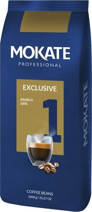 Mokate Professional Exclusive káva, zrnková, 1000 g