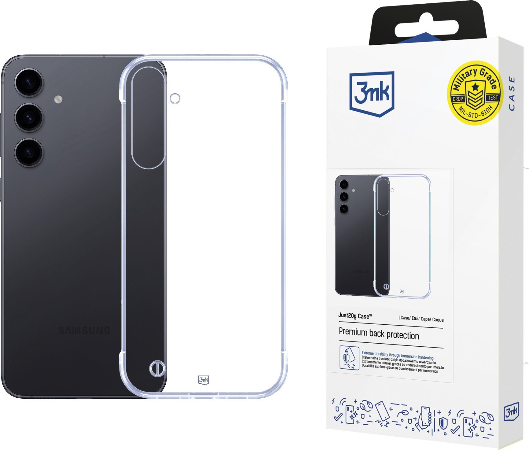 3mk Just20g Clear Case pro Samsung Galaxy S24