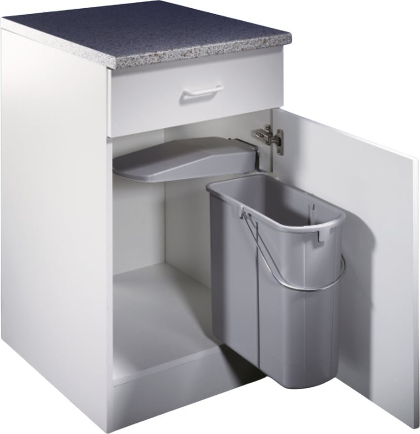 Odpadkový koš Wesco Odpadkový koš s dvířky, 19l, šedý Vario 1 Wesco