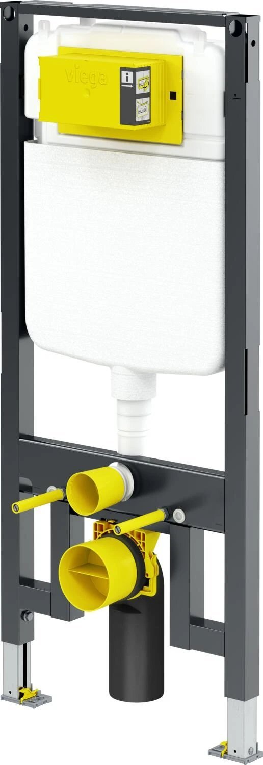 Viega prevista Dry-Cleeel WC Frame 8 cm do visící mísy