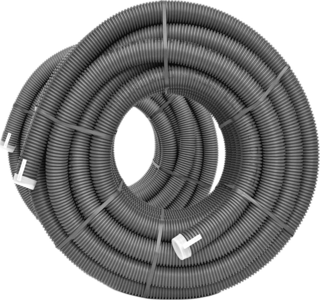 Spiroflex 50 Antibakteriální elastická trubka šedá větrací otvor Čistý pohodlí 50 MB