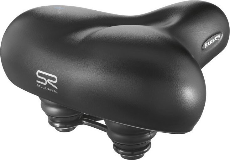 Selle Royal Sedlo SELLEROYAL PREMIUM RELAXED 90 stupňů JOURNEY unisex gel + elastomery (NOVINKA 2023)
