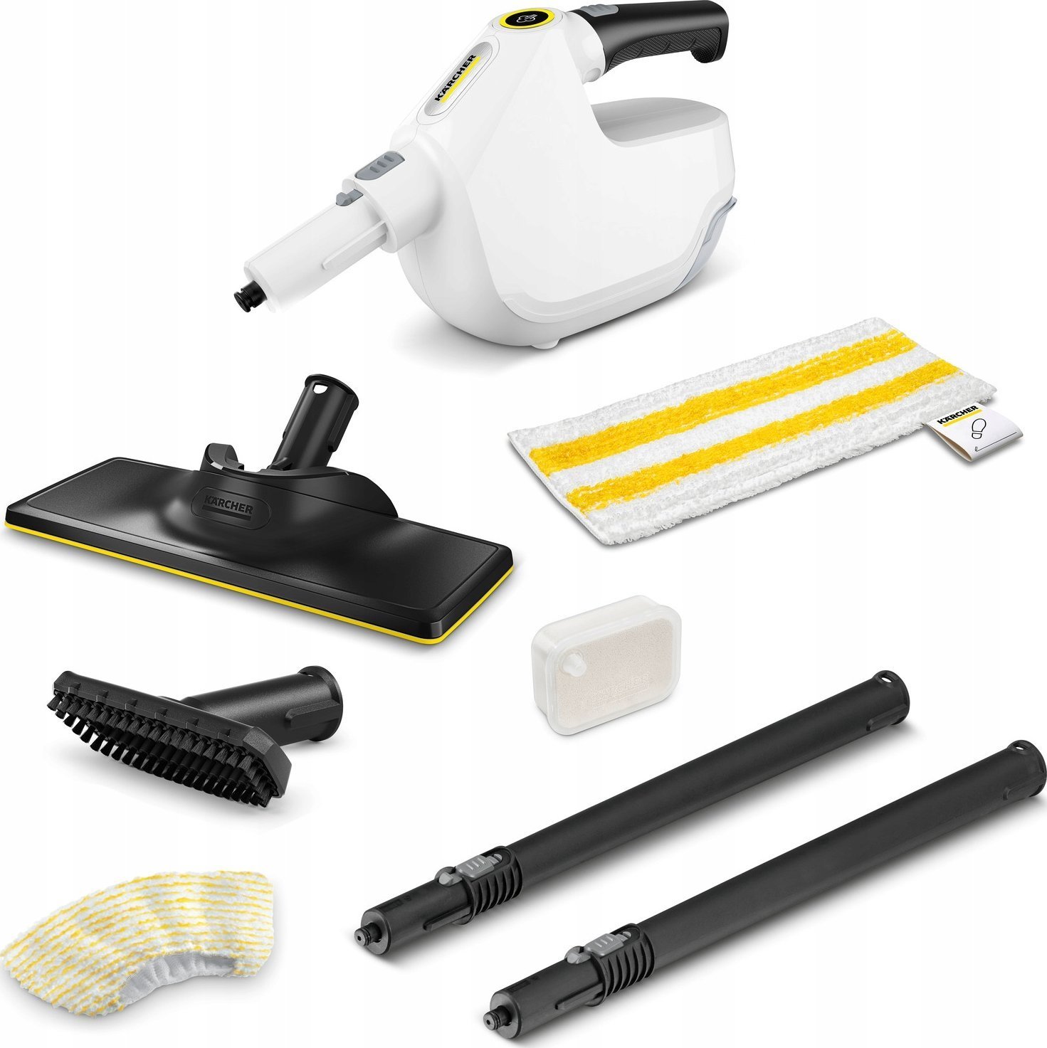 Kärcher SC 1 Multi & Up Přenosný parní čistič 0,2 l 1300 W Černá, Žlutá