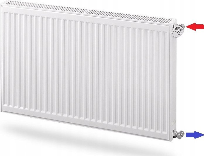 Kermi Radiátor V 22/750/800 S PŘÍSTROJEM 1275 W Ocelové radiátory V22