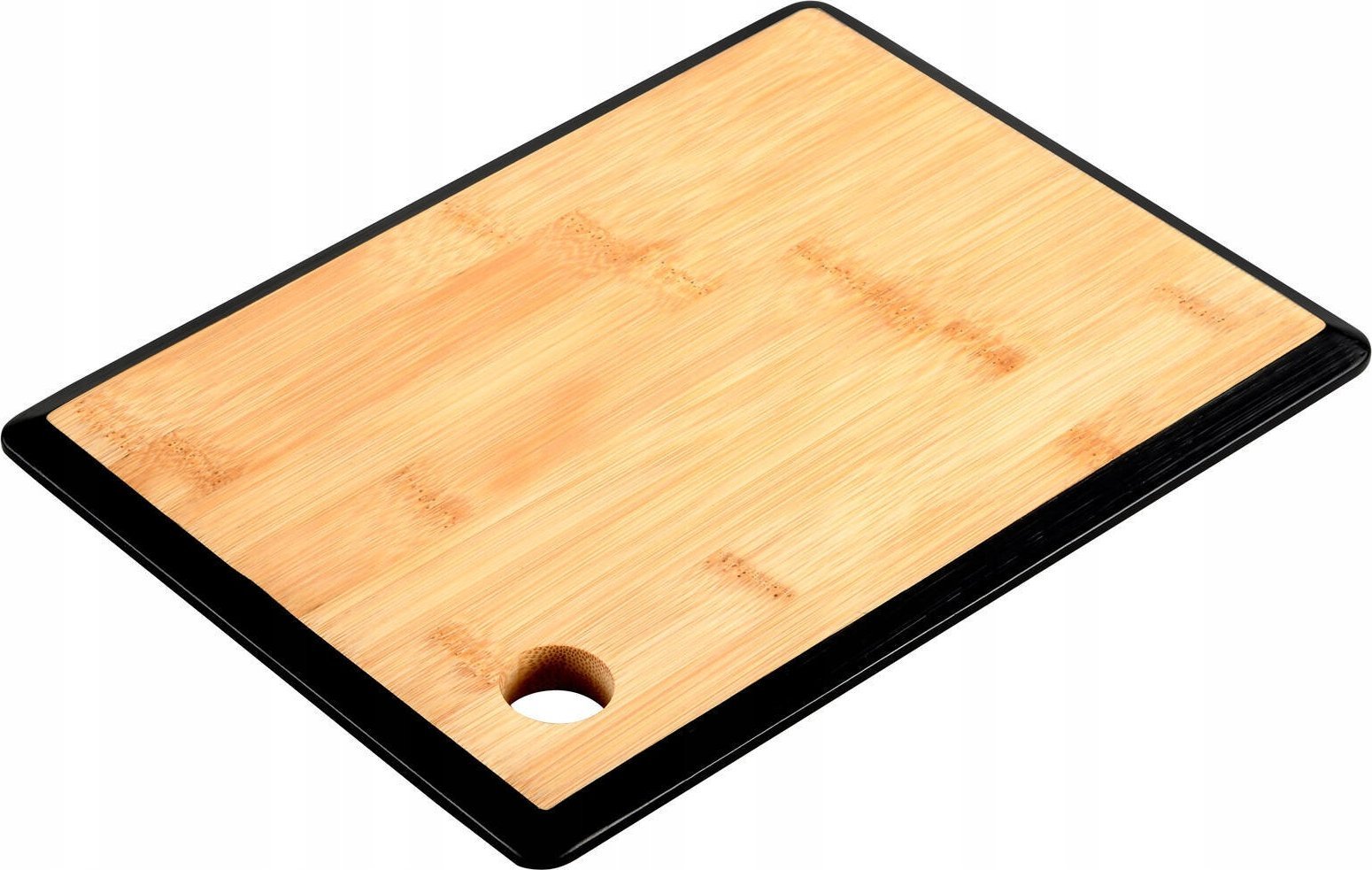 Kesper Cutting Board Bambusové prkénko s rukojetí, černé