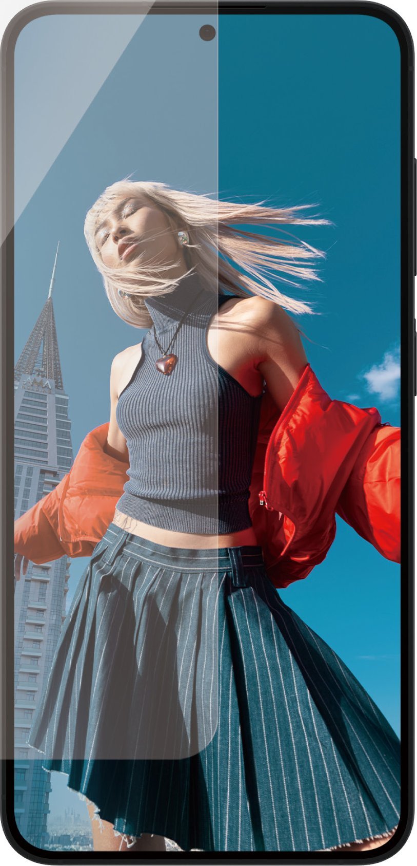 PanzerGlass - Ochrana obrazovky pro mobilní telefon - ultra široký tvar - sklo - pro Samsung Galaxy S25
