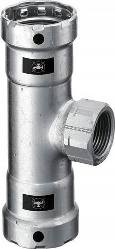 Viega T-kus 3/4 x 1/2 x 3/4 ocel / pozinkovanýTrubní spojka