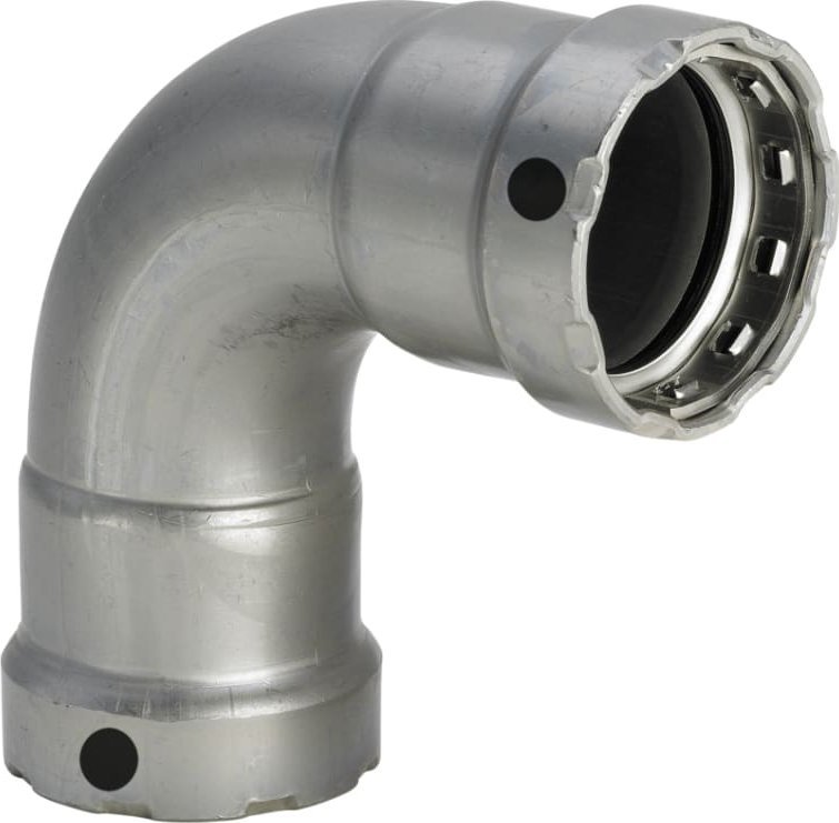 Viega Koleno 90° 1 ocel / pozinkTrubní spojka