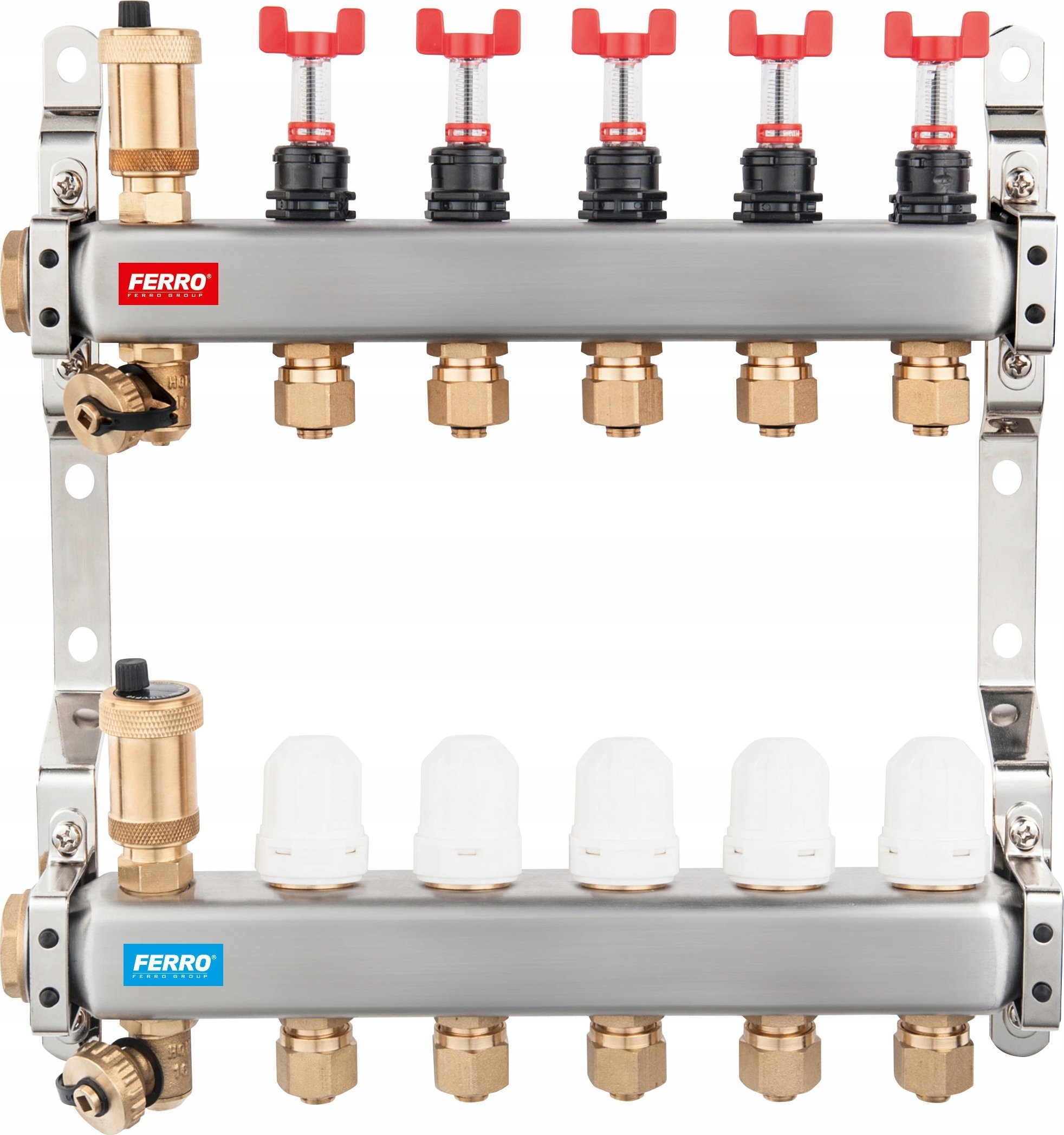 Ferro KAPITOLA OCEL. 10-CESTNÉ VČ. TERMOSTAT. A PRŮTOK. STD.FERRO // TG.F.ROZ.SN-RZP10S