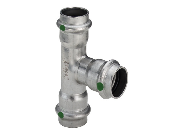 Viega T-kus SANPRESS INOX s SC CONTUR 35x28x35mm - 436018