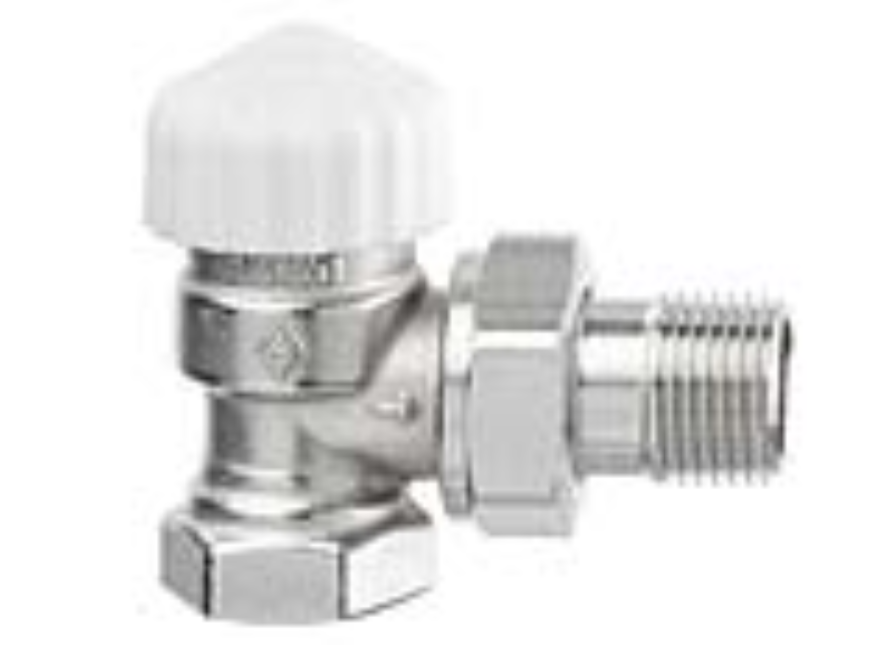 Heimeier Termostatický ventil s přesným přednastavením, úhlový, DN15 (3451-02.000)