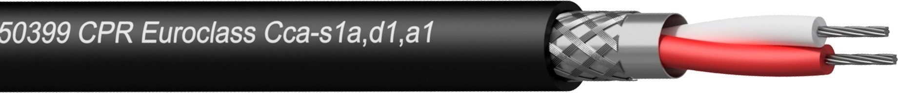 Kabelový prokab prokab CMX222-CCA/1 DMX-AES kabel 2 x 0,34 mm2 22 AWG EN50399 CPR EUROCLASS 100 m dřevěný naviják