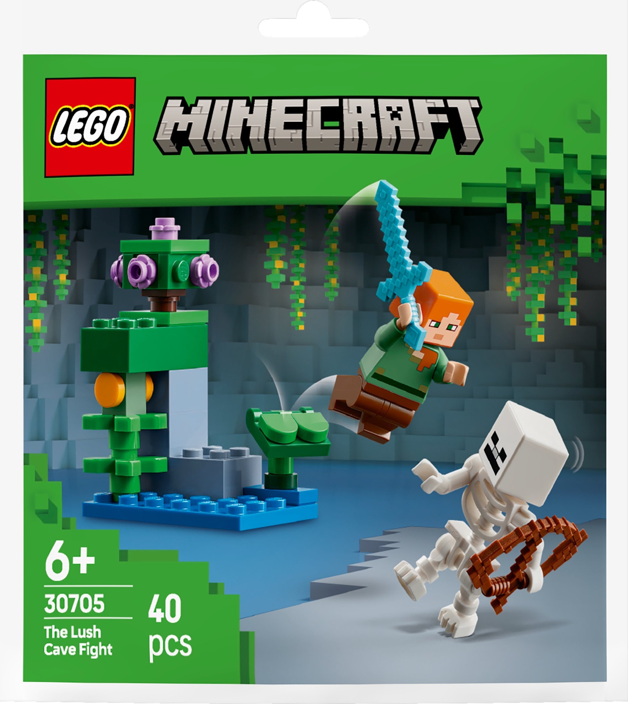 LEGO MINECRAFT 30705 Boj ve svěží jeskyni