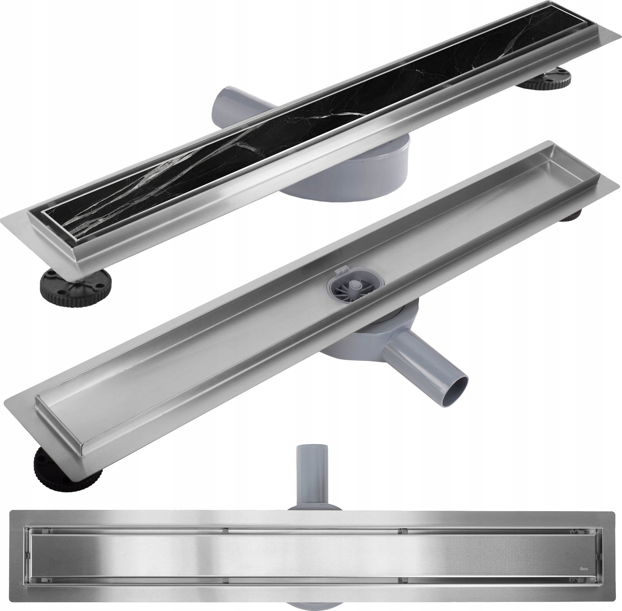 REA-G5809 / REA / NEOX PRO / LINEAR DRAIN 800 BRUSHED /