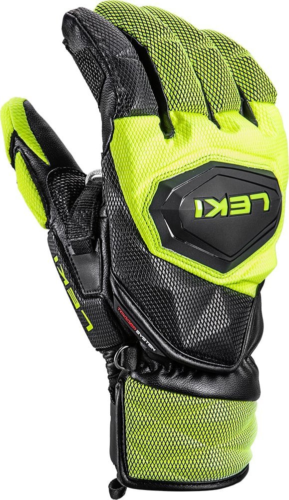 Leki LEKI GLOVES WCR Venom SL 3D černo-ledový citron 7.5
