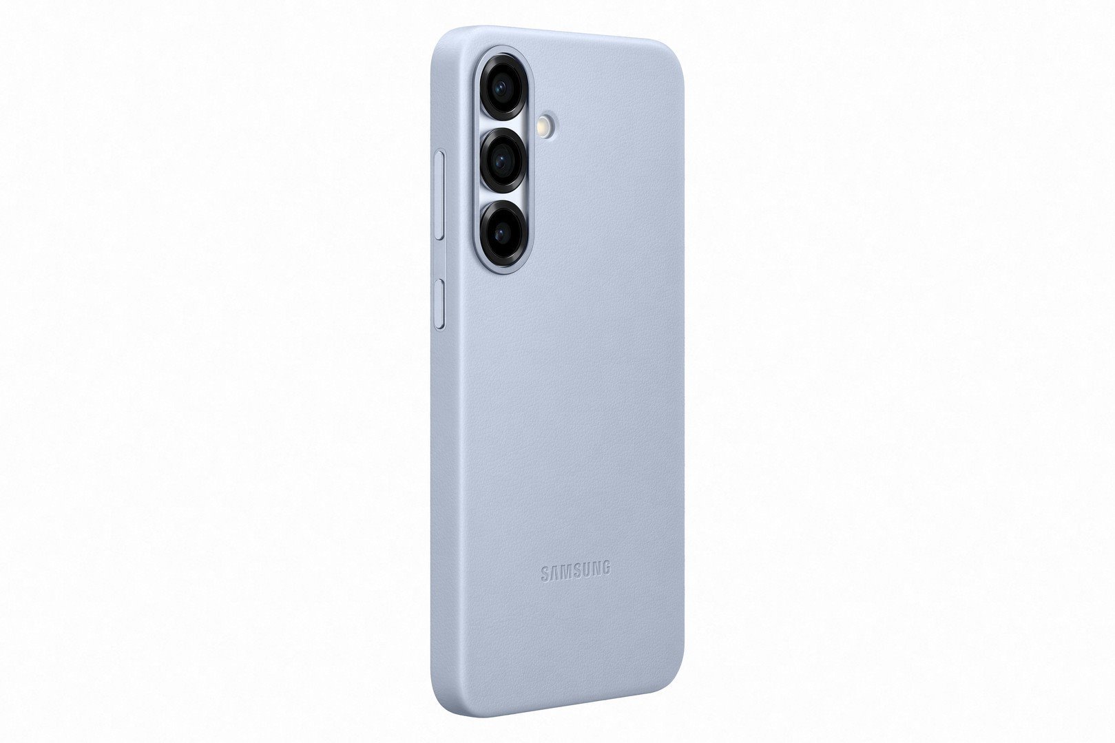 Samsung Ochranný kryt z veganské kůže pro Galaxy S25+ Light Blue