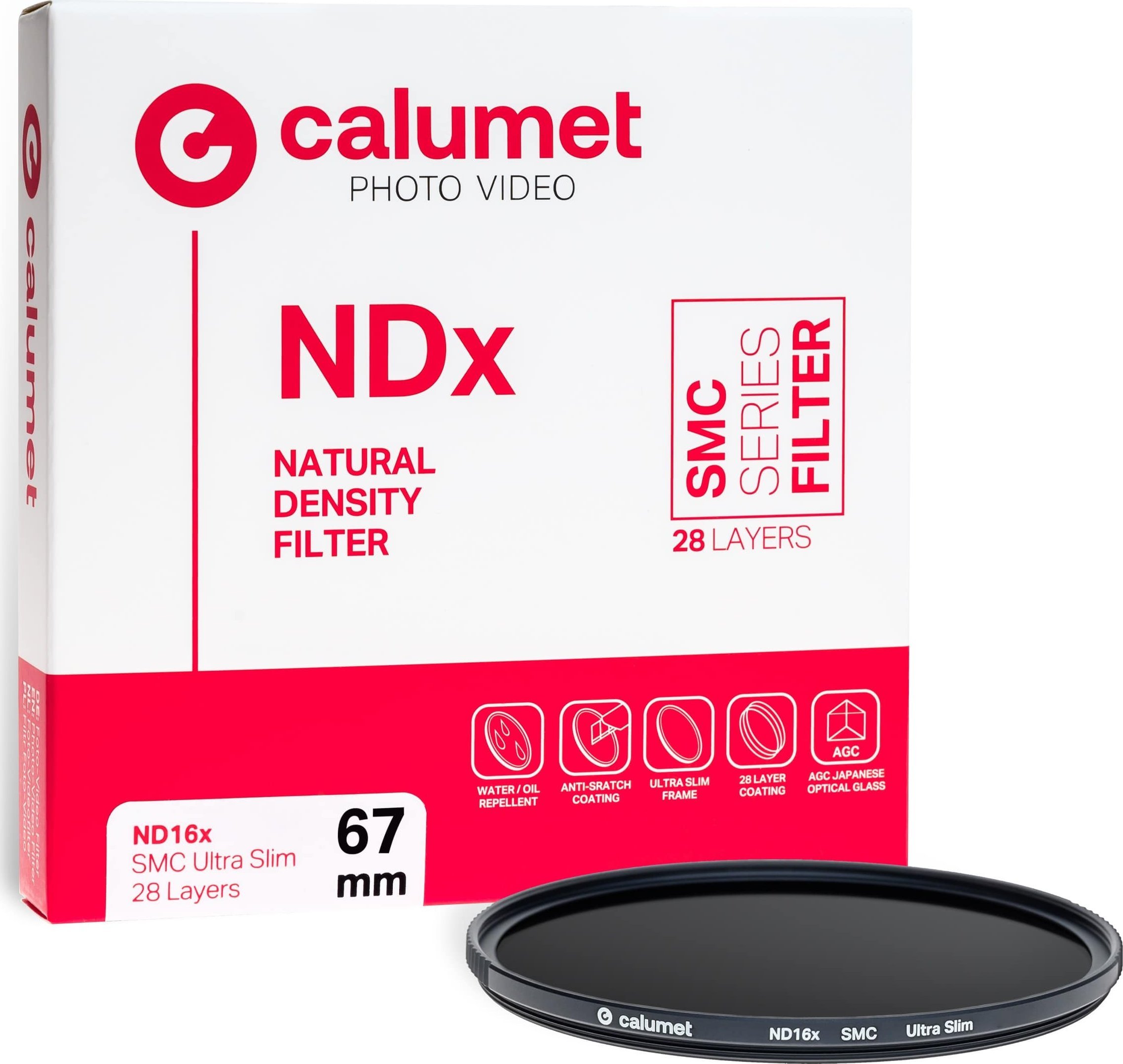 Filtr Calumet Calumet ND16x SMC filtr 67 mm Ultra Slim 28 vrstev