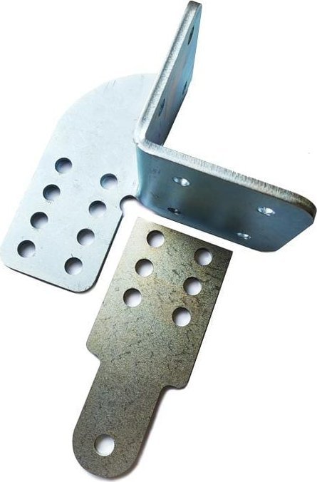 Kotarbau Klika pro pohon otočné brány, otevírání ven - PRAVÁ - úhlová montáž na sloupek