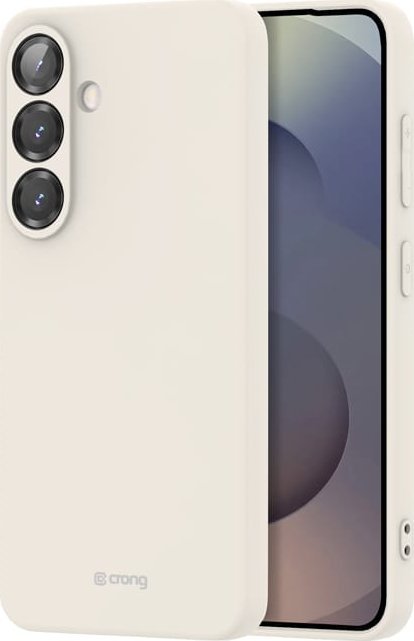 CRONG Barevný kryt pro Samsung Galaxy S25 béžový